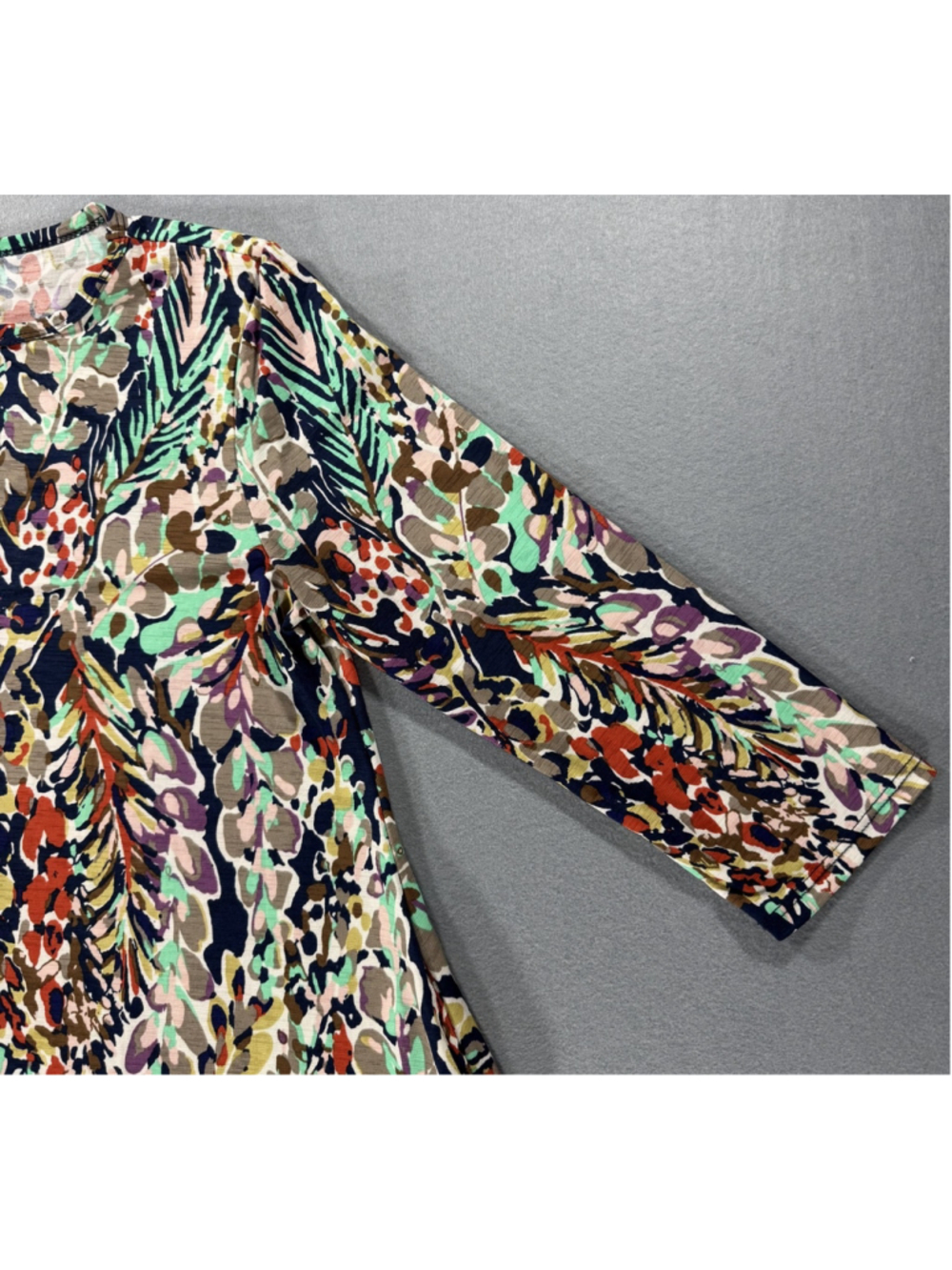 Shop The Mint Floral Print Dress Size Small with Pockets - Picture 4 of 15